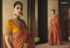 Suhag By Kimora Pure Khadi Georgette Fabric Designer Bandhej Saree